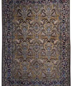 Tappeto persiano Qum Shahreza cm 210x150 - A0332